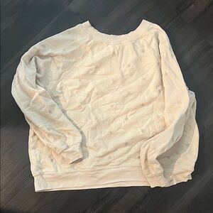 Wild fox long sleeve star crew neck pullover